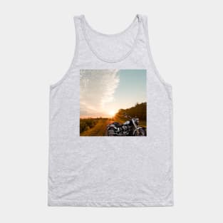 The motorcycle and the road Tank Top